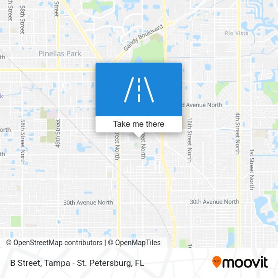 Mapa de B Street