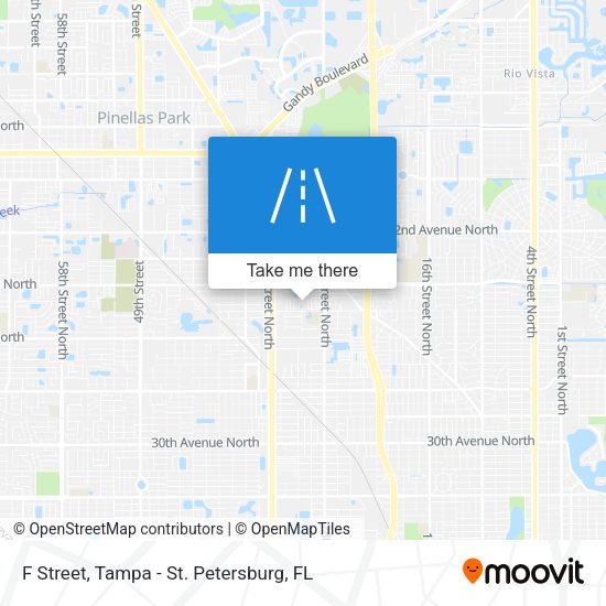 F Street map