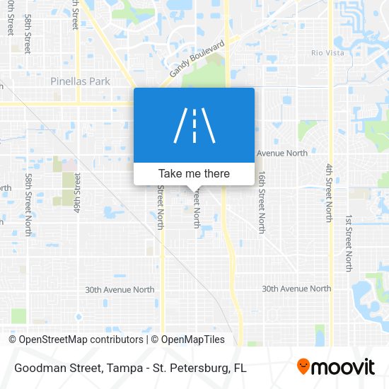 Mapa de Goodman Street