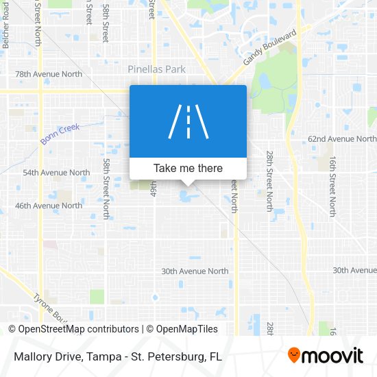 Mallory Drive map