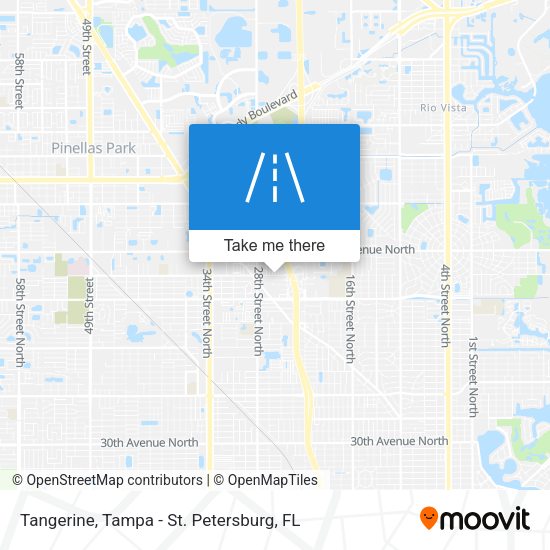Tangerine map