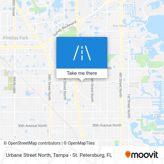 Mapa de Urbane Street North