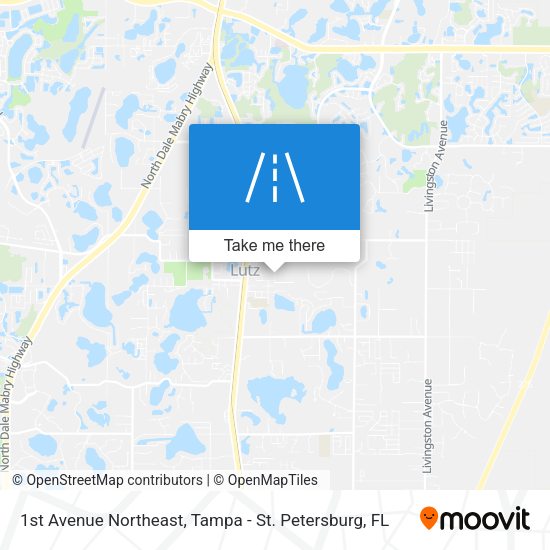 Mapa de 1st Avenue Northeast