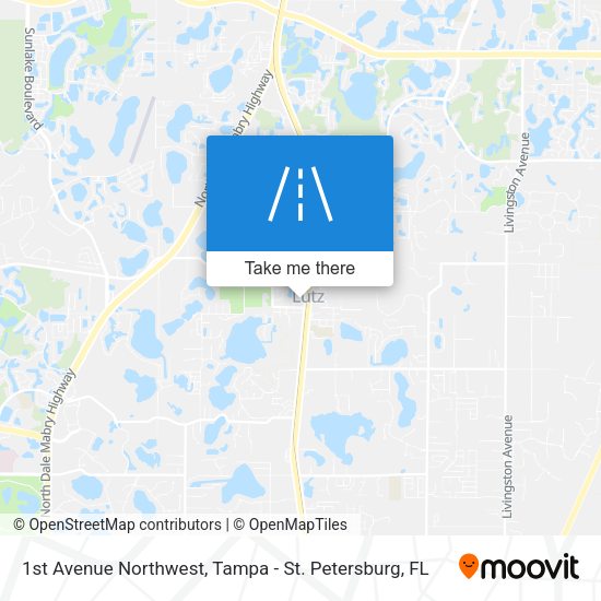 1st Avenue Northwest map