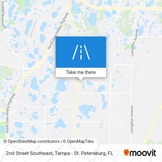2nd Street Southeast map