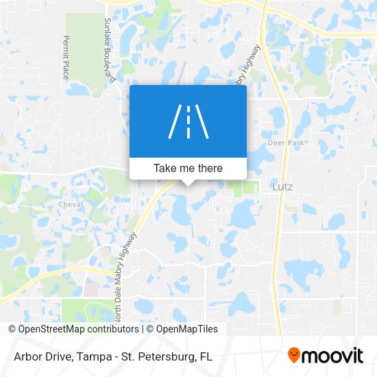 Arbor Drive map