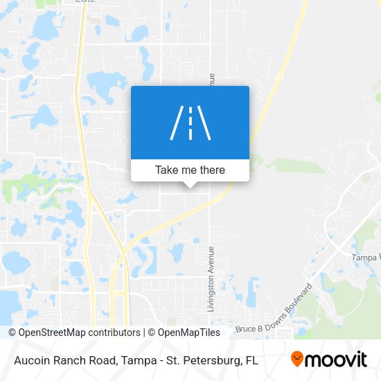 Mapa de Aucoin Ranch Road