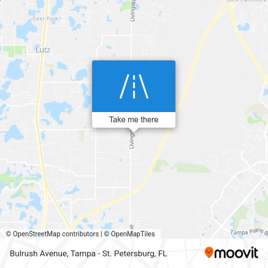 Bulrush Avenue map