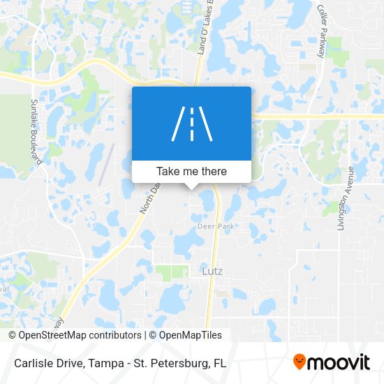 Mapa de Carlisle Drive