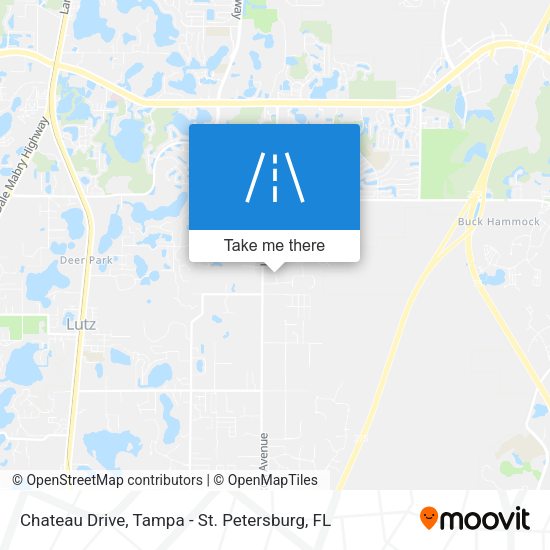 Chateau Drive map