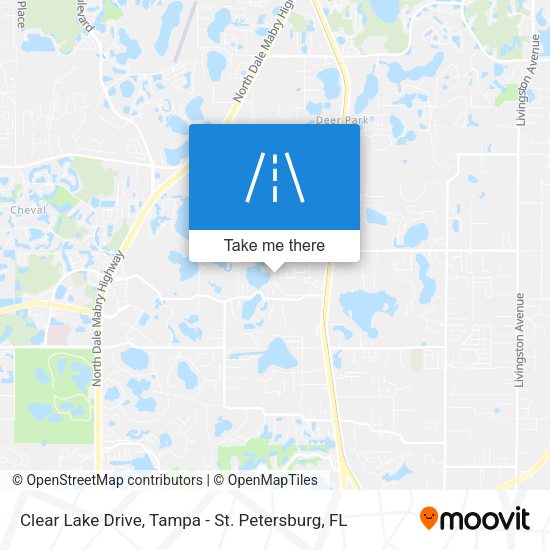 Clear Lake Drive map