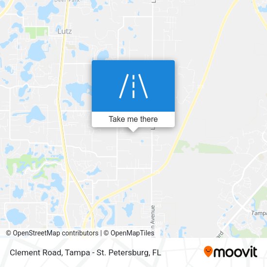 Clement Road map