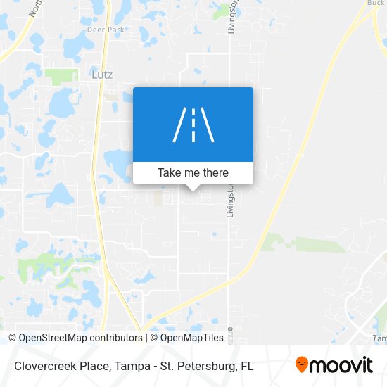Mapa de Clovercreek Place
