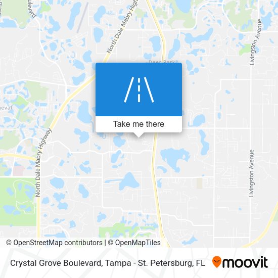 Crystal Grove Boulevard map