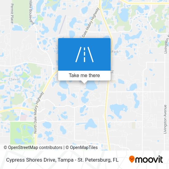 Mapa de Cypress Shores Drive