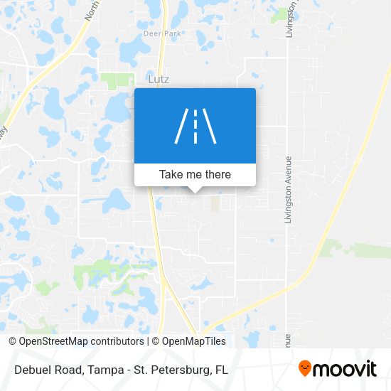 Mapa de Debuel Road
