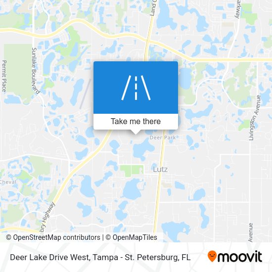 Mapa de Deer Lake Drive West