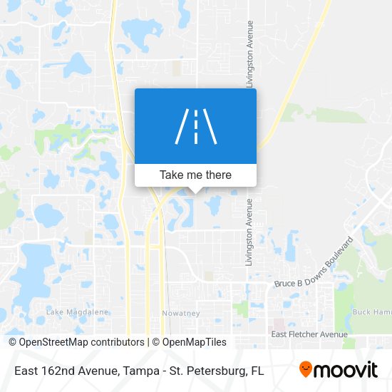 Mapa de East 162nd Avenue