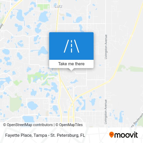Fayette Place map