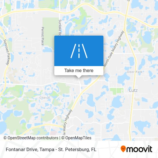 Fontanar Drive map