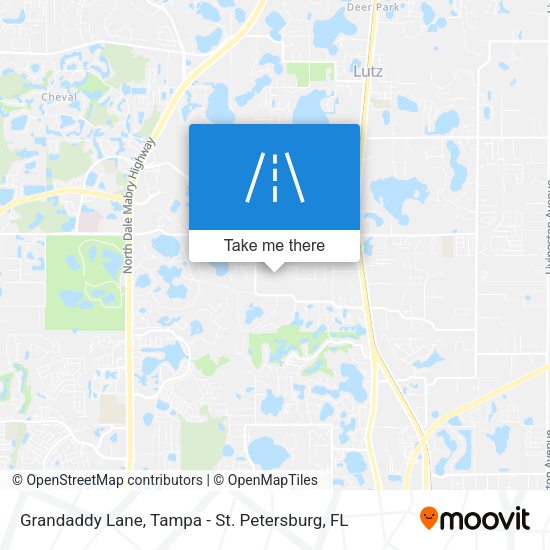 Grandaddy Lane map