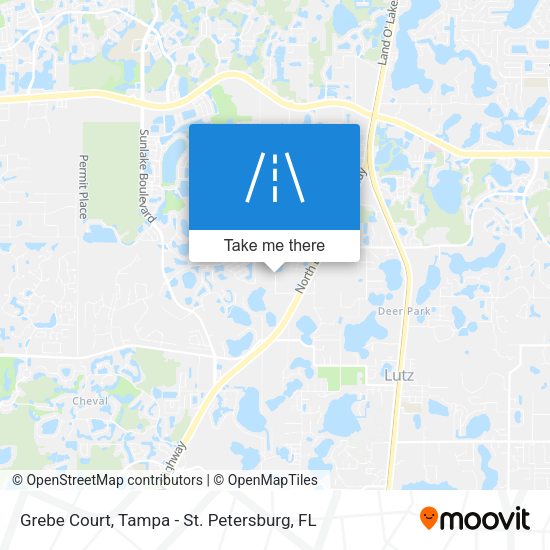 Grebe Court map
