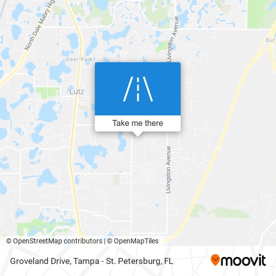 Groveland Drive map