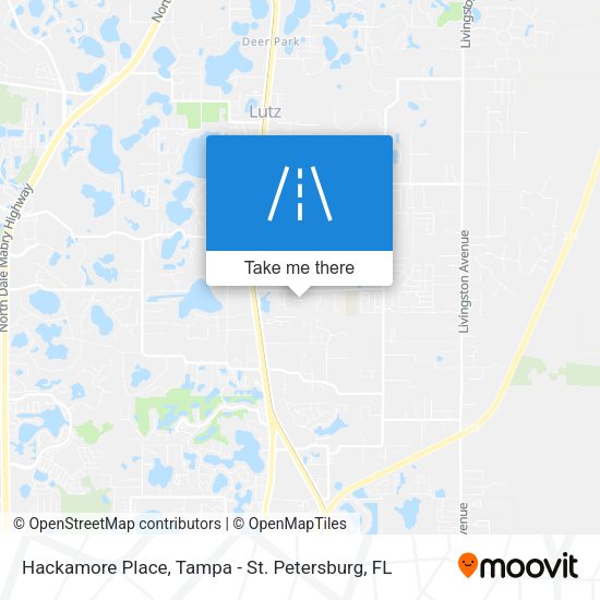 Hackamore Place map