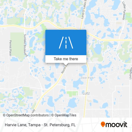 Harvie Lane map
