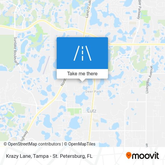 Krazy Lane map