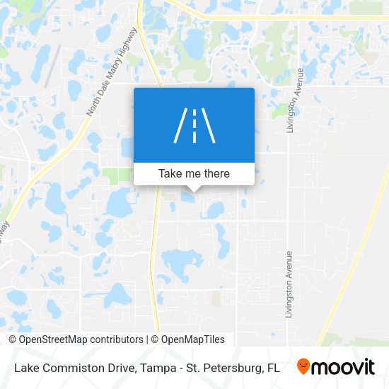 Lake Commiston Drive map