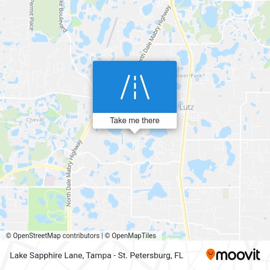 Mapa de Lake Sapphire Lane