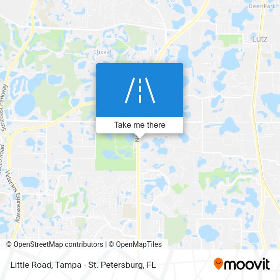 Mapa de Little Road