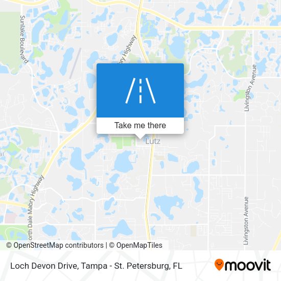 Loch Devon Drive map
