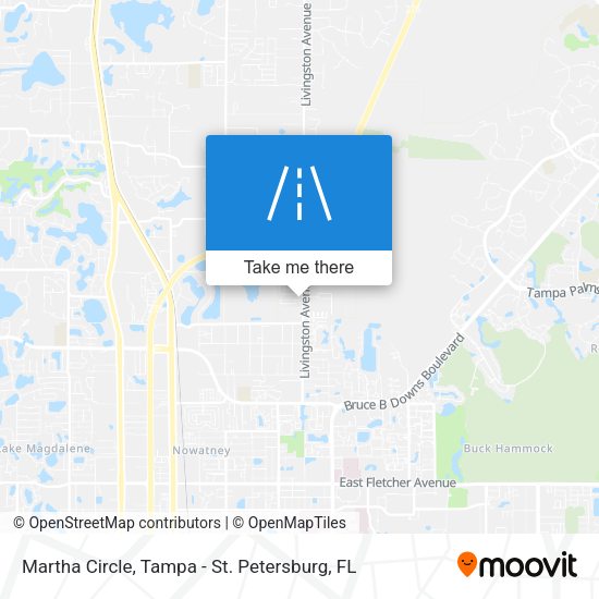 Martha Circle map