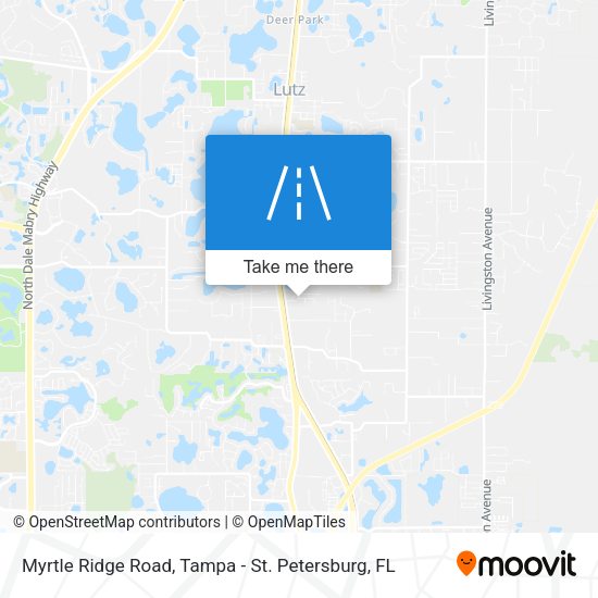 Mapa de Myrtle Ridge Road