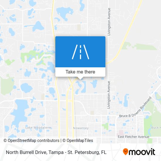 Mapa de North Burrell Drive