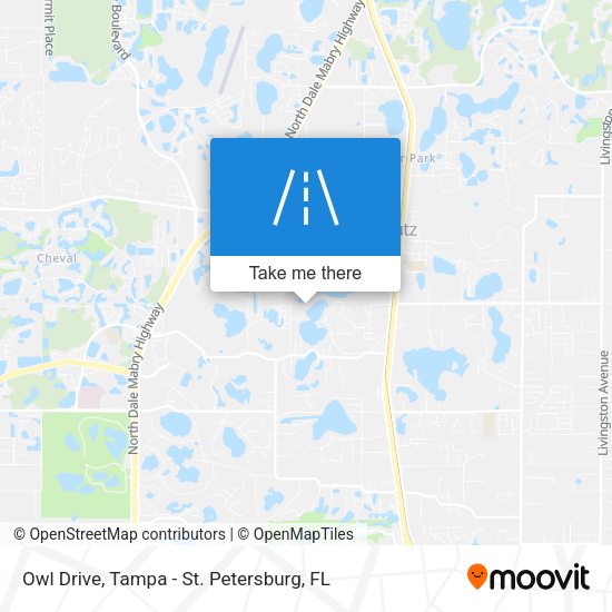 Owl Drive map