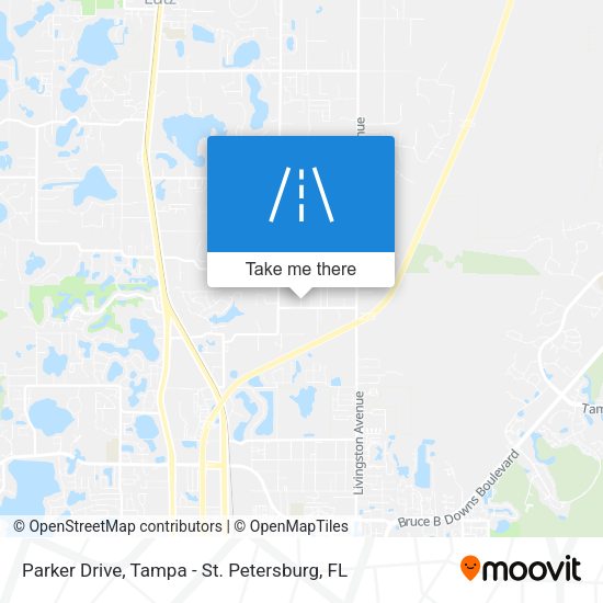 Parker Drive map