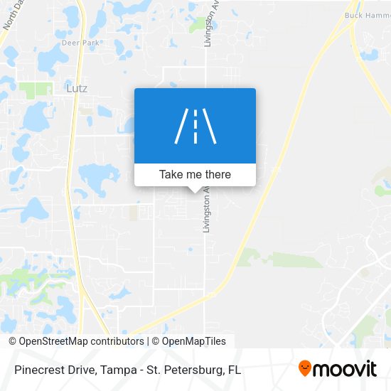 Pinecrest Drive map