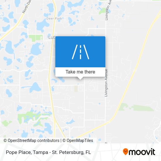 Pope Place map
