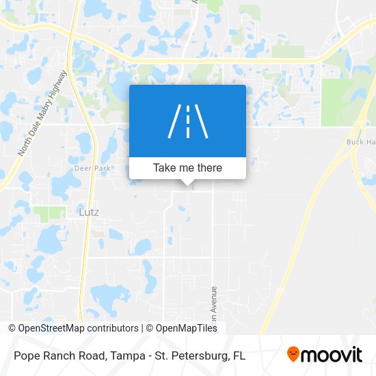 Pope Ranch Road map