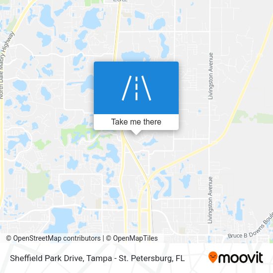 Sheffield Park Drive map