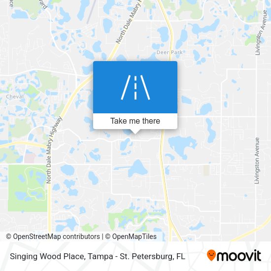 Mapa de Singing Wood Place