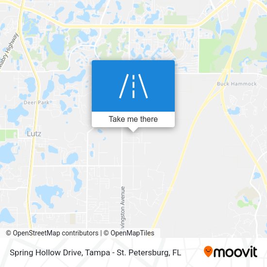 Mapa de Spring Hollow Drive