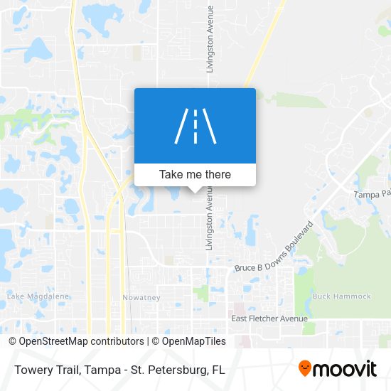 Towery Trail map