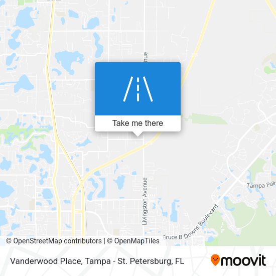 Vanderwood Place map