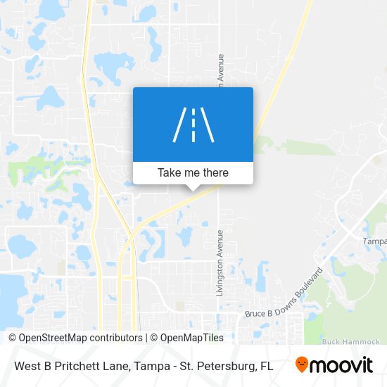 Mapa de West B Pritchett Lane
