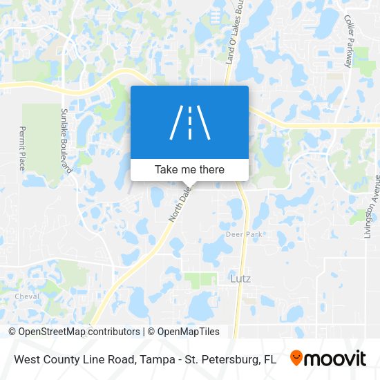 West County Line Road map