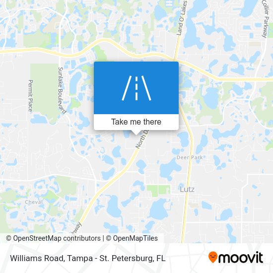 Williams Road map